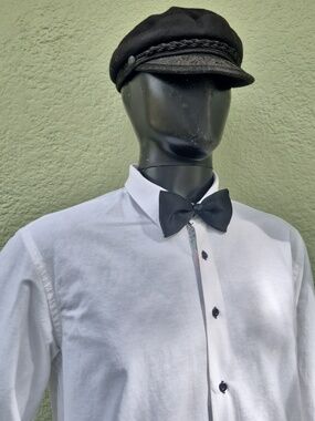 Amedeo Exclusive (Turkey) Men's Luxury Dress Shirt W/ Contrasting Accents